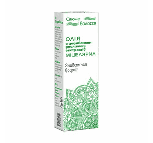 Міцелярна олія з додаванням рослинних екстрактів для волосся, 100 мл Міцелярна олія з додаванням рослинних екстрактів для волосся, 100 мл