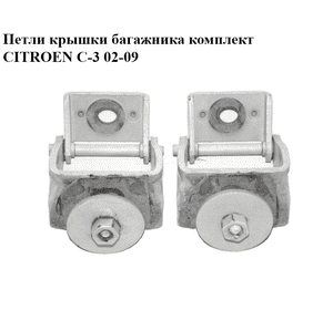 Петли крышки багажника  комплект CITROEN C-3 02-09 (СИТРОЕН Ц-3) (861375, 8613.75)