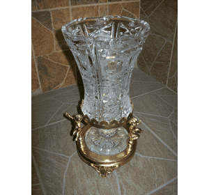 Кришталева ваза- цукерниця  (5907)