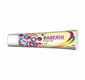 Вазелін борний, крем антисептичний та пом'якшувальний, 41 г Вазелін борний, крем антисептичний та пом'якшувальний, 41 г
