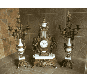 Камінний годинник з канделябрами.ІМПЕРІАЛ (6316) Камінний годинник з канделябрами.ІМПЕРІАЛ (6316)