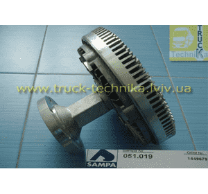 Віскомуфта без вентилятора, гідромуфта, DAF CF75 Віскомуфта без вентилятора, гідромуфта, DAF CF75