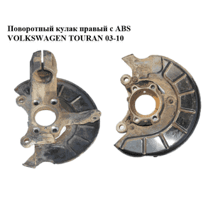 Поворотный кулак передний правый под ABS  без ступицы VOLKSWAGEN TOURAN 03-10 (ФОЛЬКСВАГЕН ТАУРАН) Поворотный кулак передний правый под ABS  без ступицы VOLKSWAGEN TOURAN 03-10 (ФОЛЬКСВАГЕН ТАУРАН)