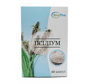 Псіліум, капсули по 500 мг №60 Псіліум, капсули по 500 мг №60