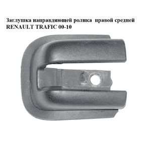 Заглушка направляющей ролика  правой средней RENAULT TRAFIC 00-14 (РЕНО ТРАФИК) (8200675627, 8200009867) Заглушка направляющей ролика  правой средней RENAULT TRAFIC 00-14 (РЕНО ТРАФИК) (8200675627, 8200009867)