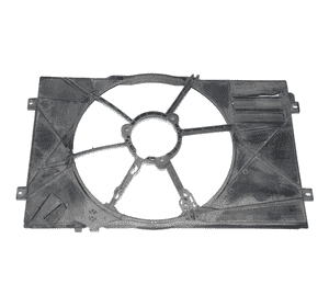 Диффузор вентилятора радиатора 1.9TDI 1-секц. VOLKSWAGEN TOURAN 03-10 (ФОЛЬКСВАГЕН ТАУРАН) (1K0121205AA, Диффузор вентилятора радиатора 1.9TDI 1-секц. VOLKSWAGEN TOURAN 03-10 (ФОЛЬКСВАГЕН ТАУРАН) (1K0121205AA,