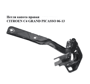 Петля капота правая   CITROEN C4 GRAND PICASSO 06-13 (СИТРОЕН С4 ГРАНД ПИКАССО) (9652962080, 7912A3) Петля капота правая   CITROEN C4 GRAND PICASSO 06-13 (СИТРОЕН С4 ГРАНД ПИКАССО) (9652962080, 7912A3)