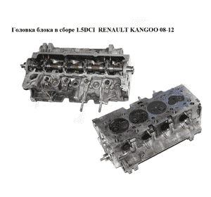 Головка блока в сборе 1.5DCI  RENAULT KANGOO 08-12 (РЕНО КАНГО) (3869F1, 110418343R, 8201612164) Головка блока в сборе 1.5DCI  RENAULT KANGOO 08-12 (РЕНО КАНГО) (3869F1, 110418343R, 8201612164)