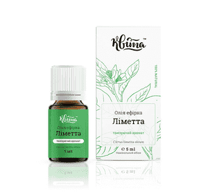 Ефірна олія Ліммета  Квіта 5 мл 100% натуральна Ефірна олія Ліммета  Квіта 5 мл 100% натуральна