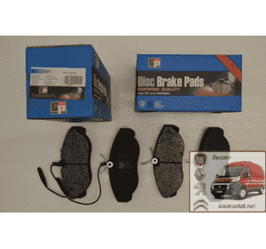Тормозные колодки передние R-15 Fiat Ducato 9945788 Тормозные колодки передние R-15 Fiat Ducato 9945788