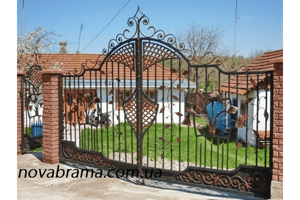 Кована брама Либідь - ЛьвівМаркет Кована брама Либідь - LvivMarket.net
