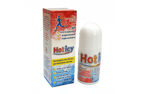 HOT ICY, гель по 35 г у roll-on - ЛьвівМаркет HOT ICY, гель по 35 г у roll-on - LvivMarket.net