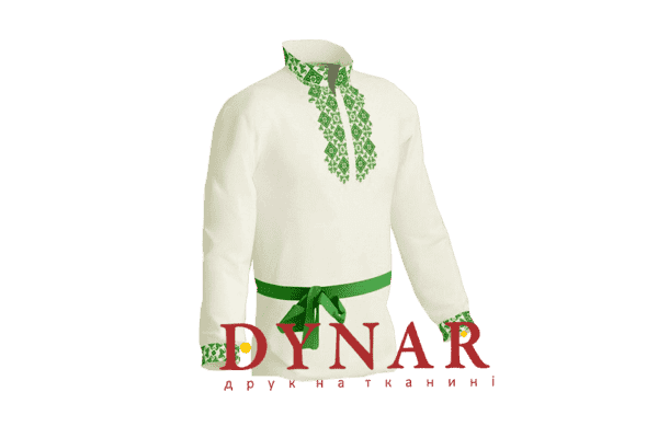 Заготовка дитячої сорочки під вишивку арт-021 в зеленому - ЛьвівМаркет Заготовка дитячої сорочки під вишивку арт-021 в зеленому - LvivMarket.net