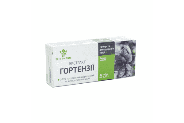 Добавка для сечовидільної системи «Екстракт гортензії» №80 Elit-pharm - ЛьвівМаркет Добавка для сечовидільної системи «Екстракт гортензії» №80 Elit-pharm - LvivMarket.net