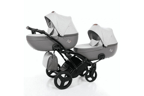 Візок універсальний для двійні Junama Modena Duo Slim, - ЛьвівМаркет Візок універсальний для двійні Junama Modena Duo Slim, - LvivMarket.net