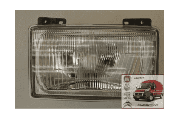 Фара передняя правая Фиат Дукато / Fiat Ducato 280 (1982-1990) 7660569,5936224,620559,570110-E,FT9184803,550-1111R-LD-E - ЛьвівМаркет Фара передняя правая Фиат Дукато / Fiat Ducato 280 (1982-1990) 7660569,5936224,620559,570110-E,FT9184803,550-1111R-LD-E - LvivMarket.net