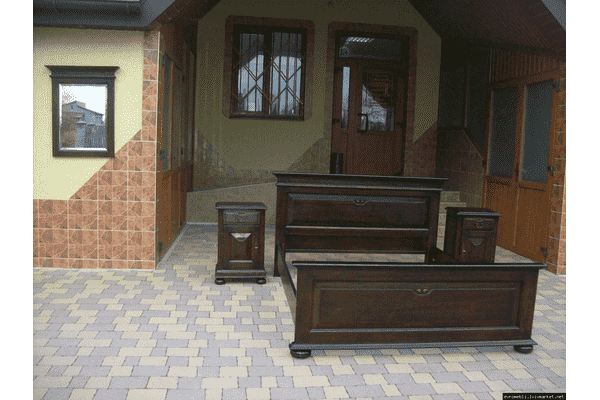 Ліжко + 2 тумбочки + дзеркало (5449) - ЛьвівМаркет Ліжко + 2 тумбочки + дзеркало (5449) - LvivMarket.net