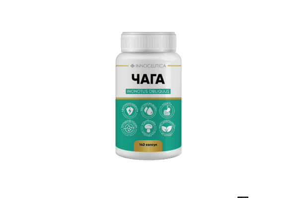 Чага, капсули по 300 мг № 140 у контейнері - ЛьвівМаркет Чага, капсули по 300 мг № 140 у контейнері - LvivMarket.net