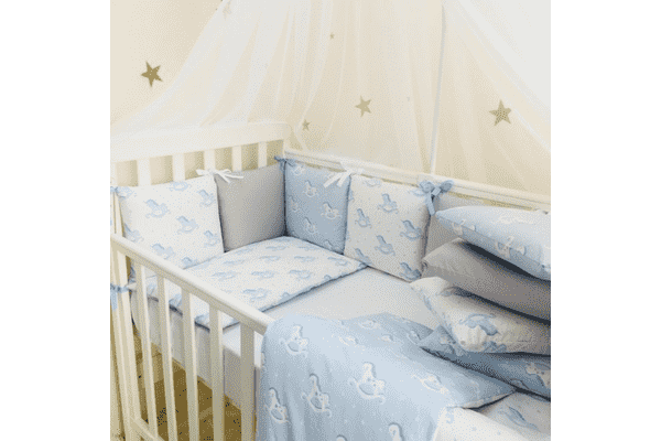 Комплект Маленька Соня Baby Design Premium Коники без балдахіну - ЛьвівМаркет Комплект Маленька Соня Baby Design Premium Коники без балдахіну - LvivMarket.net