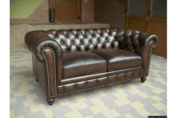 Новий шкіряний диван в стилі CHESTERFIELD (5321) - LvivMarket.net