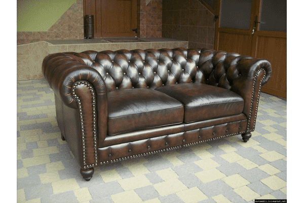 Новий шкіряний диван в стилі CHESTERFIELD (5321) - ЛьвівМаркет Новий шкіряний диван в стилі CHESTERFIELD (5321) - LvivMarket.net