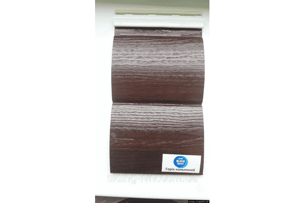 Блок Хаус під колоду вініловий Альта-Профіль Slim Горіх Конячний 3,66м - ЛьвівМаркет Блок Хаус під колоду вініловий Альта-Профіль Slim Горіх Конячний 3,66м - LvivMarket.net