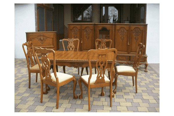 Комплект меблів для вітальні в стилі Чіппендейл (1612).ДНІПРО - LvivMarket.net