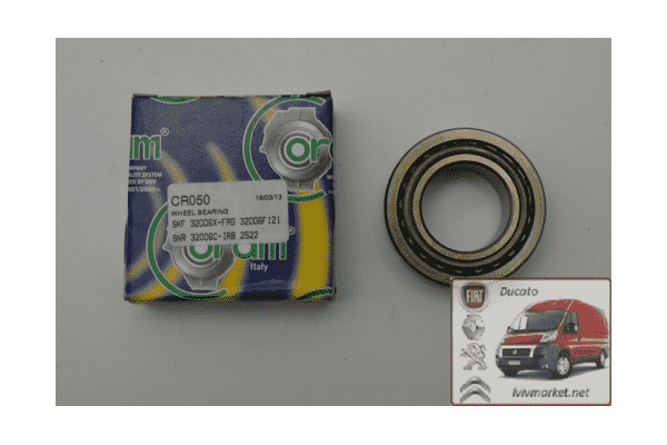 Подшипник ступицы колеса 30x55x17.1 Fiat Ducato 4470124 CORAM CR050 - ЛьвівМаркет Подшипник ступицы колеса 30x55x17.1 Fiat Ducato 4470124 CORAM CR050 - LvivMarket.net