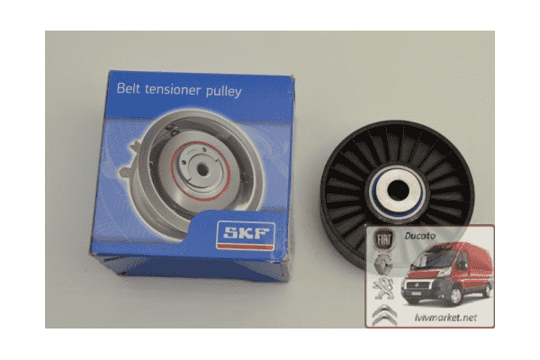 Натяжной ролик генератора Фиат Добло / Fiat Doblo (2005-2009) SKF VKM 32006,46454419,60814033,E2F5847BTA,MC 05683 - ЛьвівМаркет Натяжной ролик генератора Фиат Добло / Fiat Doblo (2005-2009) SKF VKM 32006,46454419,60814033,E2F5847BTA,MC 05683 - LvivMarket.net