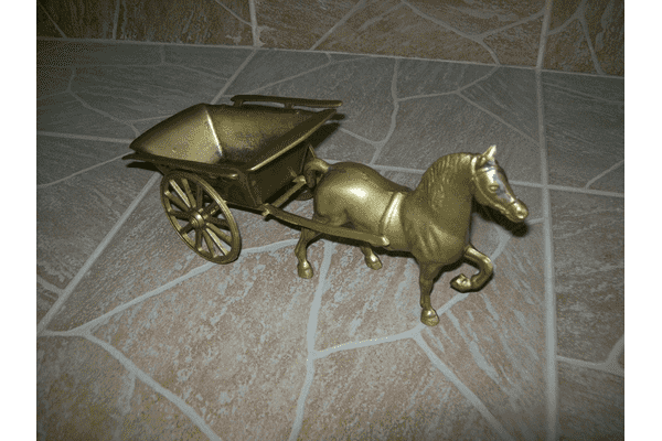 Скульптура Кінь з бричкою (5915). ДНІПРО - LvivMarket.net