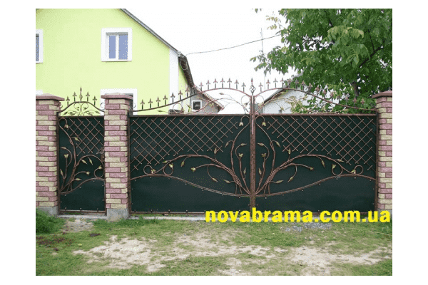 Кована брама Камелія - ЛьвівМаркет Кована брама Камелія - LvivMarket.net