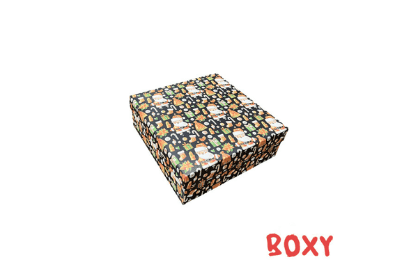 Коробка 180*180*60 мм (новорічна) Санти - LvivMarket.net