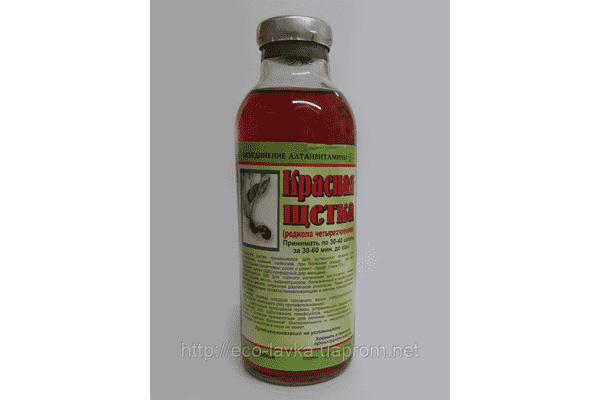 Настоянка червоної щітки,  250мл. - ЛьвівМаркет Настоянка червоної щітки,  250мл. - LvivMarket.net