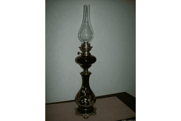 Лампа гасова. Латунь. Фарфор (4675) - ЛьвівМаркет Лампа гасова. Латунь. Фарфор (4675) - LvivMarket.net