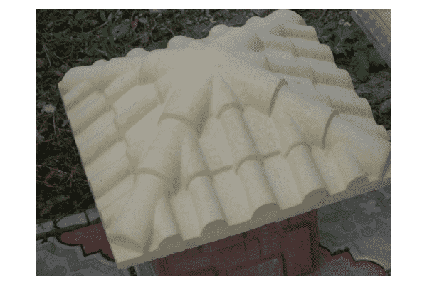 Бетонний дашок ЧЕРЕПИЦЯ 45х45 - ЛьвівМаркет Бетонний дашок ЧЕРЕПИЦЯ 45х45 - LvivMarket.net