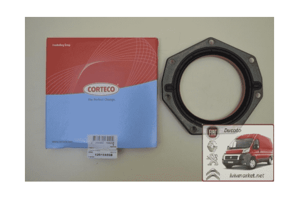 Сальник коленвала задний (з корпусом) d=114mm Renault Master II (1998-2003) 2.5D/2.8DTi 5001860798,7701044092,5001865996,504059361,504086314,FT49753,CO12016920B - ЛьвівМаркет Сальник коленвала задний (з корпусом) d=114mm Renault Master II (1998-2003) 2.5D/2.8DTi 5001860798,7701044092,5001865996,504059361,504086314,FT49753,CO12016920B - LvivMarket.net