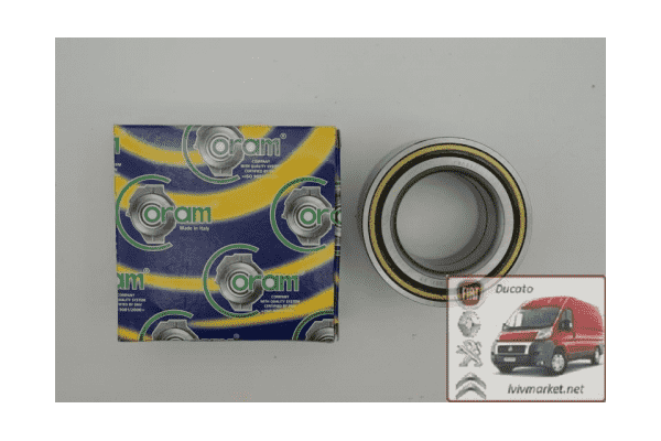Подшипник ступицы колеса R15 передний 49x84x48 Fiat Ducato 1347527080 CORAM CR077 - ЛьвівМаркет Подшипник ступицы колеса R15 передний 49x84x48 Fiat Ducato 1347527080 CORAM CR077 - LvivMarket.net