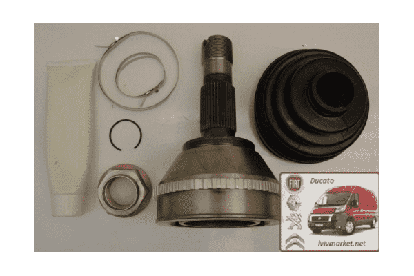 Шрус внешний R 16 с ABS (граната,шрус,кулак) Fiat Ducato 230 (1994-2002) PASCAL G1F008PC,9566722380 - ЛьвівМаркет Шрус внешний R 16 с ABS (граната,шрус,кулак) Fiat Ducato 230 (1994-2002) PASCAL G1F008PC,9566722380 - LvivMarket.net