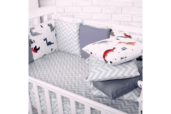 Комплект Маленька Соня Baby Design Premium Dino синій без балдахіну - ЛьвівМаркет Комплект Маленька Соня Baby Design Premium Dino синій без балдахіну - LvivMarket.net