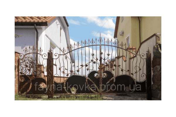 Ковані ворота 725 - ЛьвівМаркет Ковані ворота 725 - LvivMarket.net