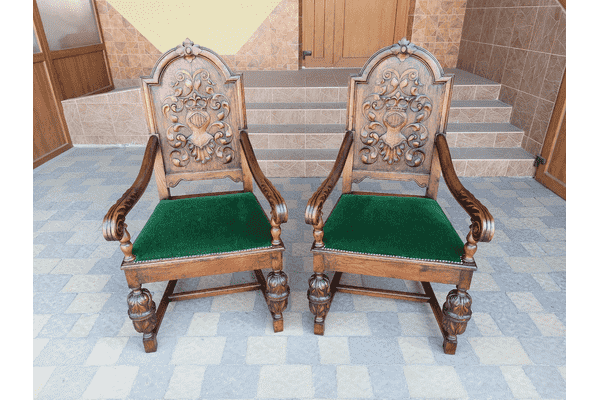 Пара антикварних крісел Brugge (6471) - LvivMarket.net