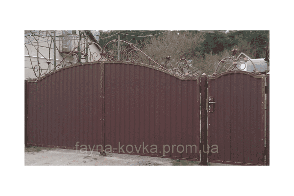 Ворота закриті профнастилом (200) - LvivMarket.net