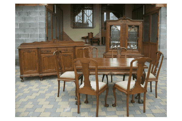 Комплект меблів для столової в стилі Чіппендейл - LvivMarket.net