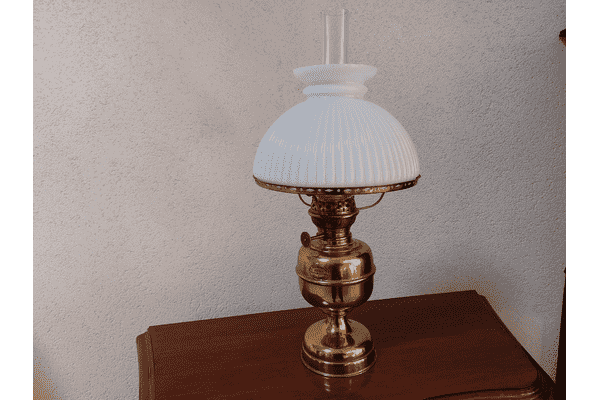 Гасова лампа. Латунь  (6426) - ЛьвівМаркет Гасова лампа. Латунь  (6426) - LvivMarket.net