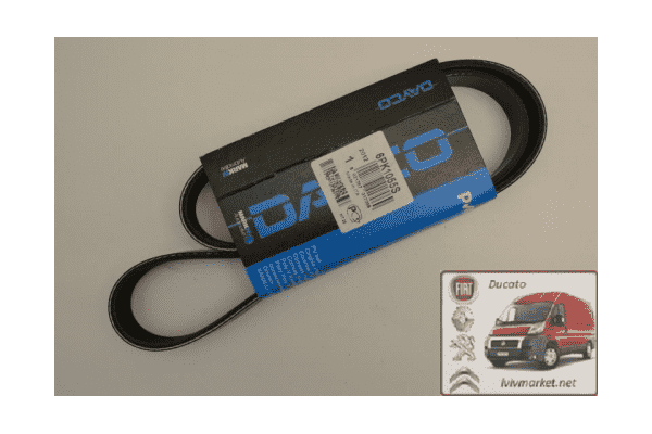 Ремень ручейковый 6 PK 1055S Фиат Добло / Fiat Doblo (2005-2009) DAYCO DAY6PK1055S - ЛьвівМаркет Ремень ручейковый 6 PK 1055S Фиат Добло / Fiat Doblo (2005-2009) DAYCO DAY6PK1055S - LvivMarket.net