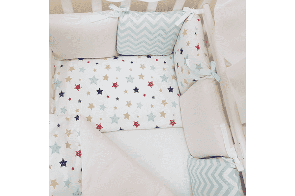 Комплект Маленька Соня Baby Design Premium Stars різнокольоровий без балдахіну - ЛьвівМаркет Комплект Маленька Соня Baby Design Premium Stars різнокольоровий без балдахіну - LvivMarket.net