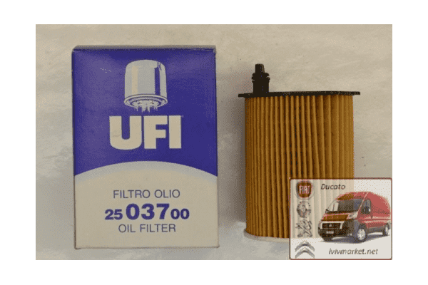 Масляный фильтр Пежо Партнер / Peugeot Partner B9 UFI UF2503700 / 1109 AY - ЛьвівМаркет Масляный фильтр Пежо Партнер / Peugeot Partner B9 UFI UF2503700 / 1109 AY - LvivMarket.net