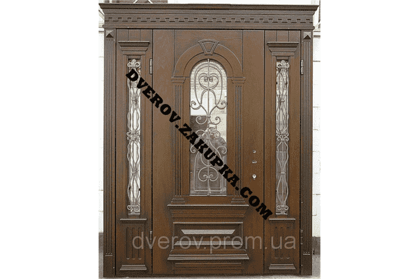Двері вхідні з елементами ковки - ЛьвівМаркет Двері вхідні з елементами ковки - LvivMarket.net