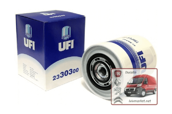 Масляный фильтр Пежо Боксер / Peugeot Boxer II (2002-2006) 71713782,1606267480,1109AQ,71753740,504006145, 2994057,UFI2330300 - ЛьвівМаркет Масляный фильтр Пежо Боксер / Peugeot Boxer II (2002-2006) 71713782,1606267480,1109AQ,71753740,504006145, 2994057,UFI2330300 - LvivMarket.net