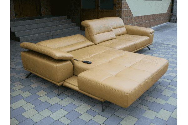 Новий шкіряний кутовий диван  HUKLA (6291) - LvivMarket.net